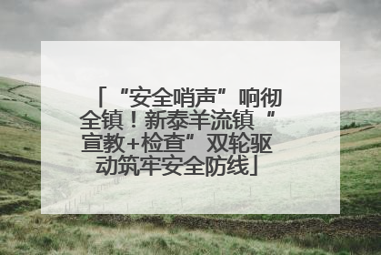 “安全哨声”响彻全镇！新泰羊流镇“宣教+检查”双轮驱动筑牢安全防线