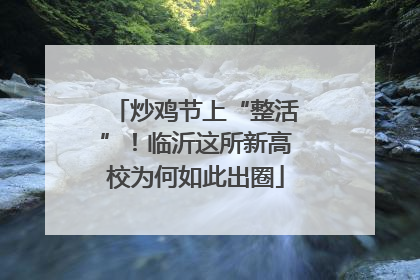 炒鸡节上“整活”！临沂这所新高校为何如此出圈