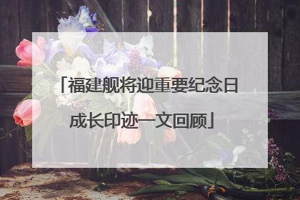 福建舰将迎重要纪念日 成长印迹一文回顾