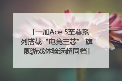 一加Ace 5至尊系列搭载“电竞三芯” 旗舰游戏体验远超同档