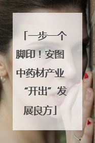 一步一个脚印！安图中药材产业“开出”发展良方