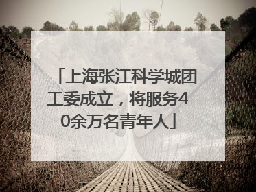 上海张江科学城团工委成立，将服务40余万名青年人