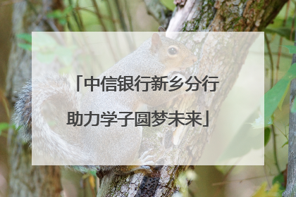 中信银行新乡分行助力学子圆梦未来