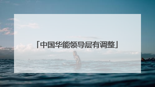 中国华能领导层有调整