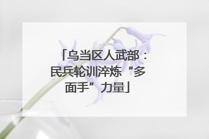 乌当区人武部：民兵轮训淬炼“多面手”力量