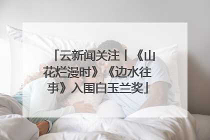 云新闻关注丨《山花烂漫时》《边水往事》入围白玉兰奖