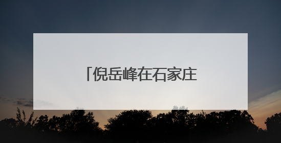 倪岳峰在石家庄市特殊教育学校看望慰问少年儿童