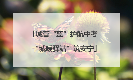 城管“蓝”护航中考 “城暖驿站”筑安宁