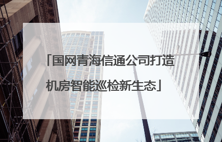 国网青海信通公司打造机房智能巡检新生态