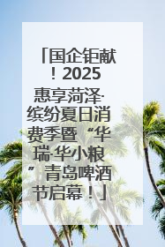 国企钜献！2025惠享菏泽·缤纷夏日消费季暨“华瑞·华小粮”青岛啤酒节启幕！