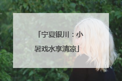 宁夏银川：小暑戏水享清凉