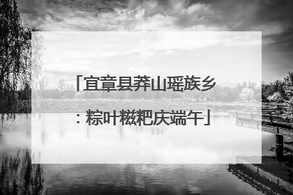 宜章县莽山瑶族乡：粽叶糍粑庆端午