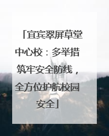 宜宾翠屏草堂中心校：多举措筑牢安全防线，全方位护航校园安全
