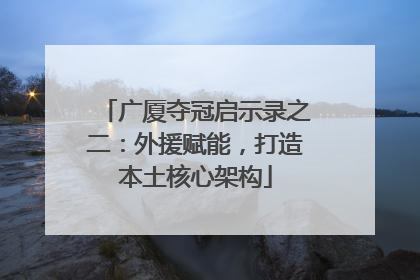 广厦夺冠启示录之二：外援赋能，打造本土核心架构