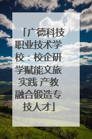 广德科技职业技术学校：校企研学赋能文旅实践 产教融合锻造专技人才