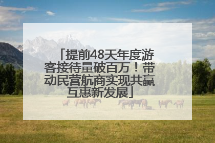 提前48天年度游客接待量破百万！带动民营航商实现共赢互惠新发展
