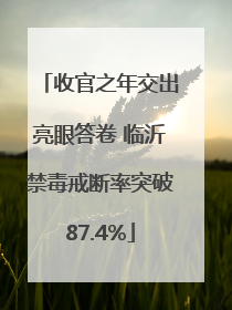 收官之年交出亮眼答卷 临沂禁毒戒断率突破87.4%