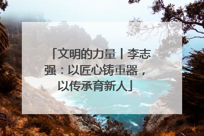 文明的力量丨李志强：以匠心铸重器，以传承育新人