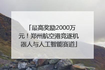 最高奖励2000万元！郑州航空港竞逐机器人与人工智能赛道