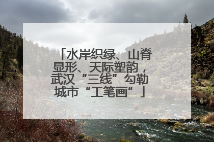 水岸织绿、山脊显形、天际塑韵，武汉“三线”勾勒城市“工笔画”