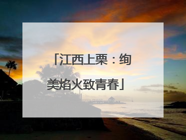 江西上栗：绚美焰火致青春