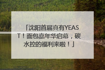 沈阳首届真有YEAST！面包嘉年华启幕，碳水控的福利来啦！
