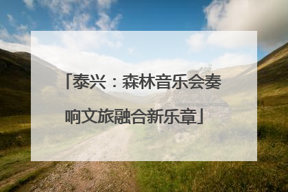 泰兴：森林音乐会奏响文旅融合新乐章