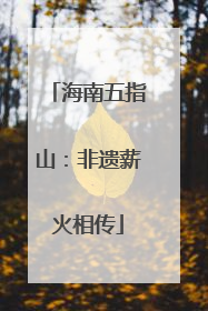 海南五指山：非遗薪火相传