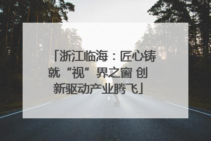 浙江临海：匠心铸就“视”界之窗 创新驱动产业腾飞
