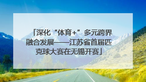 深化“体育+”多元跨界融合发展——江苏省首届匹克球大赛在无锡开赛