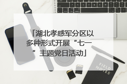 湖北孝感军分区以多种形式开展“七一”主题党日活动