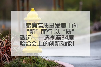 聚焦高质量发展丨向“新”而行 以“质”致远——透视第34届哈洽会上的创新动能