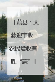 范县：大蒜迎丰收 农民增收有胜“蒜”