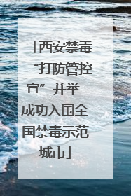 西安禁毒“打防管控宣”并举 成功入围全国禁毒示范城市