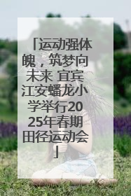 运动强体魄，筑梦向未来 宜宾江安蟠龙小学举行2025年春期田径运动会