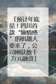 预计年底见！四川首款“懂情感”的机器人要来了，公司刚获数千万元融资