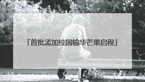 首批孟加拉国输华芒果启程
