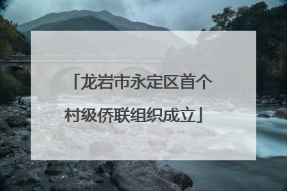 龙岩市永定区首个村级侨联组织成立