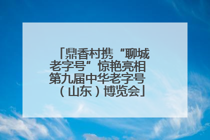鼎香村携“聊城老字号”惊艳亮相第九届中华老字号（山东）博览会