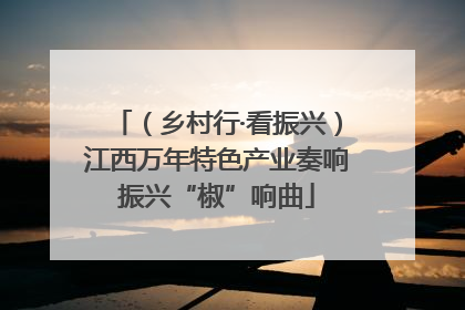 （乡村行·看振兴）江西万年特色产业奏响振兴“椒”响曲