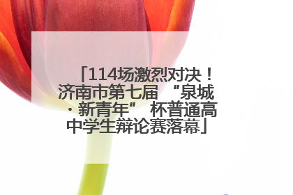 114场激烈对决！济南市第七届 “泉城・新青年” 杯普通高中学生辩论赛落幕