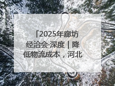 2025年廊坊经洽会·深度｜降低物流成本，河北物流集团找到一把“金钥匙”