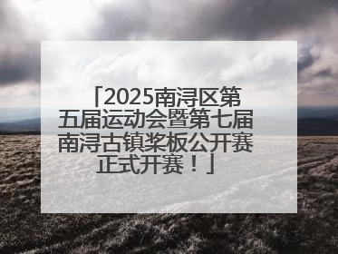2025南浔区第五届运动会暨第七届南浔古镇桨板公开赛正式开赛！